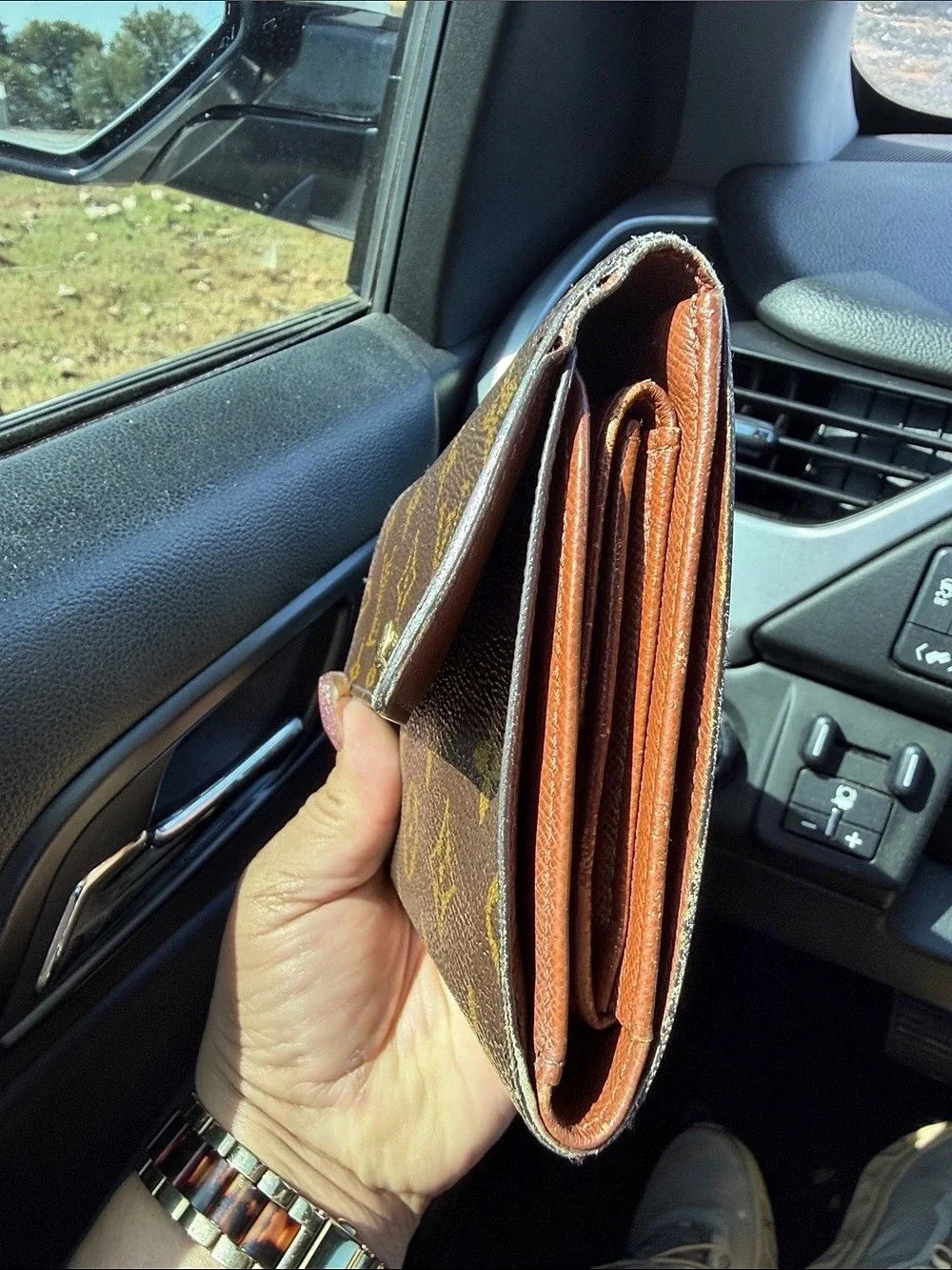 Louis Vuitton Monogram Continental Wallet in Brown